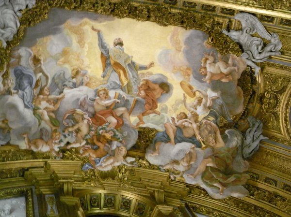 Il Gesù Roma Gloria de San Igncio..Foto R.Puig
