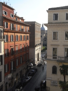 La Via Ripetta desde las ventanas de la Accademia. Foto R.Puig.
