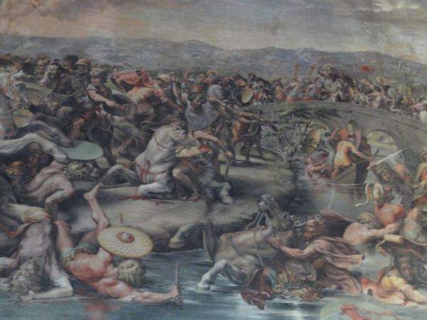 “Bajo este signo vencerás”. Estancias de Rafael, Museos Vaticanos. Foto R.Puig