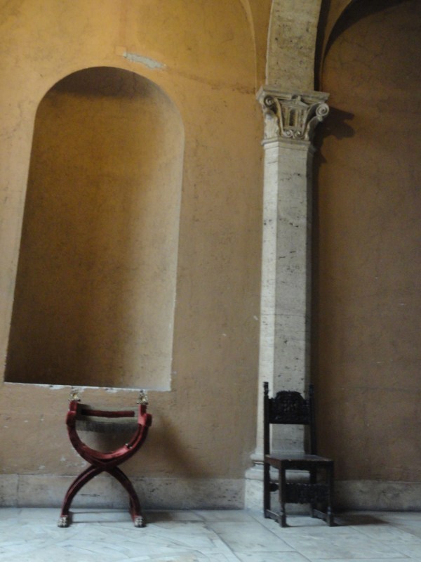 Rellano de la escalinata de Palazzo Venezia. Foto R.Puig