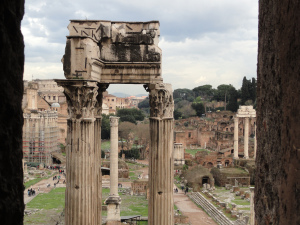 Vista del foro desde el Tabularium. Foto R.Puig