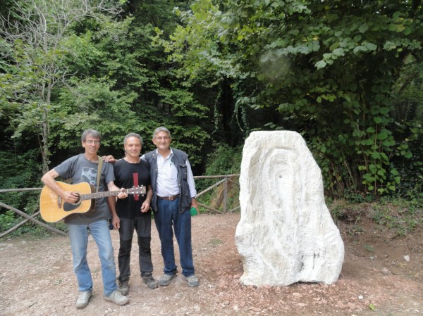 Con Stefano y Roberto, foto Marco