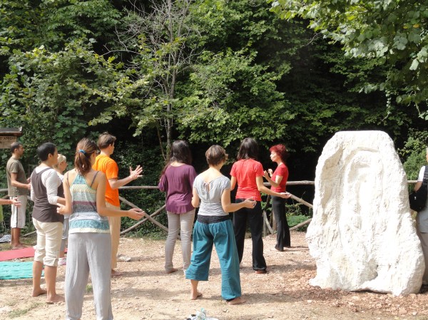 Sesión de Yoga 25 setiembre 2011 Foto R.Puig.