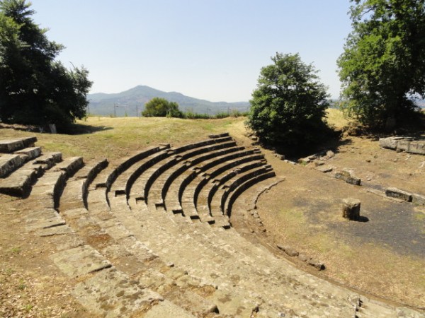 Teatro romano de Tusculum. Foto R.Puig.