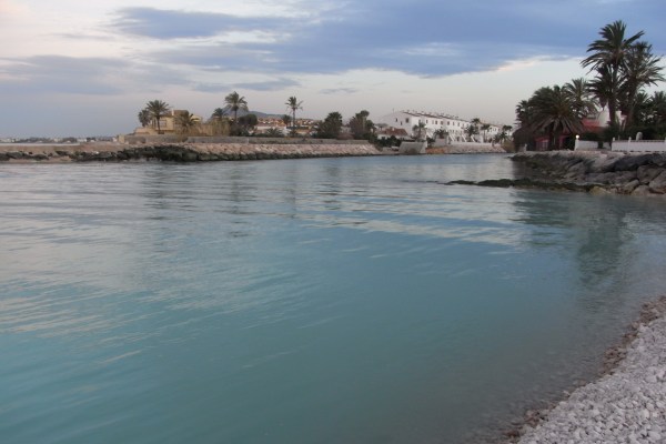 Desembocadura del Girona.Foto R.Puig