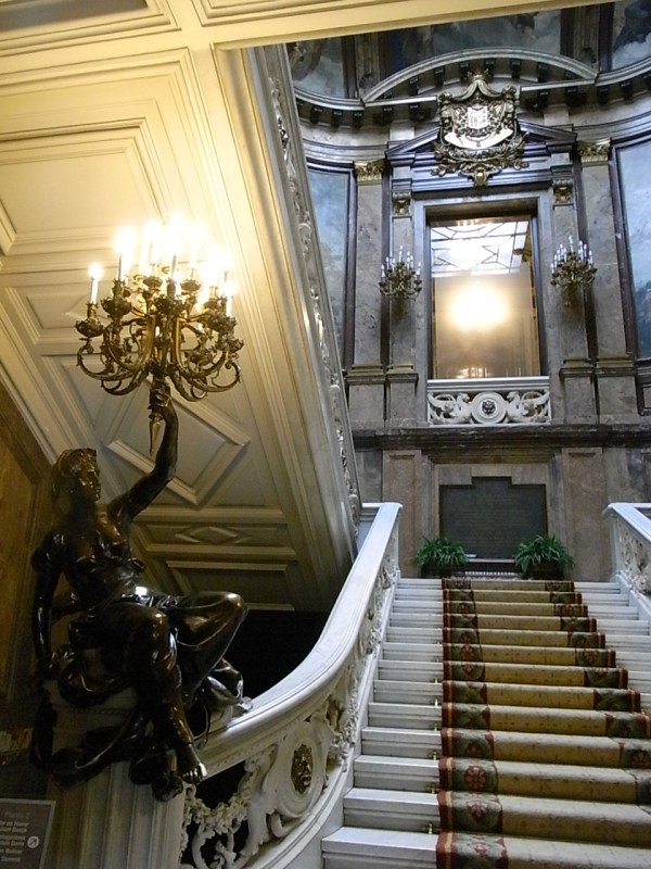 Casa de America Escalera principal .Foto R.Puig