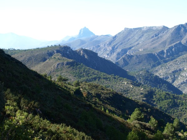 Desde la cima de La Safor.Foto R.Puig