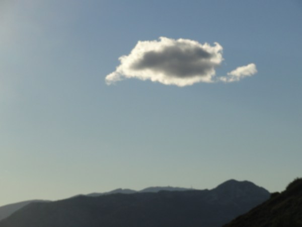Aitana desde las alturas del Col de Rates.Foto R.Puig.