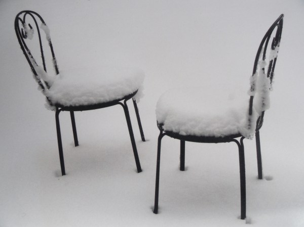 Conversación invernal. Foto R.Puig