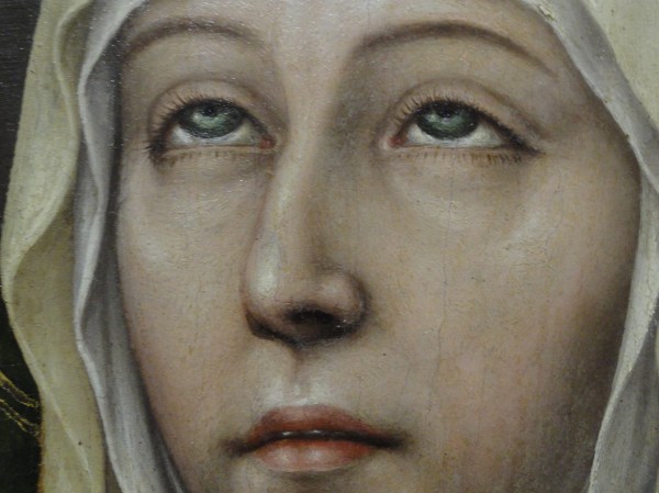 Pentecostés. Nicolas Borrás. Museo Bellas Artes Valencia. Detalle. Foto R.Puig