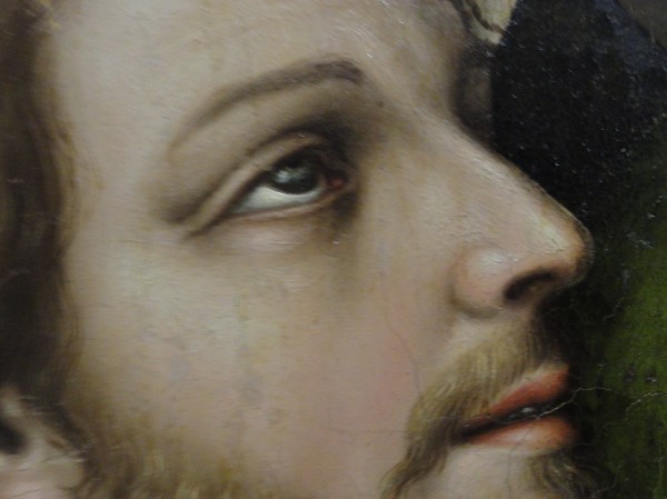 Pentecostés. Nicolas Borrás. Museo Bellas Artes Valencia. Detalle. Foto R.Puig