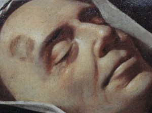 Velazquez. El fraile trinitario Simon de Rojas difunto. Detalle .Museo Bellas Artes. Valencia. Foto R.Puig