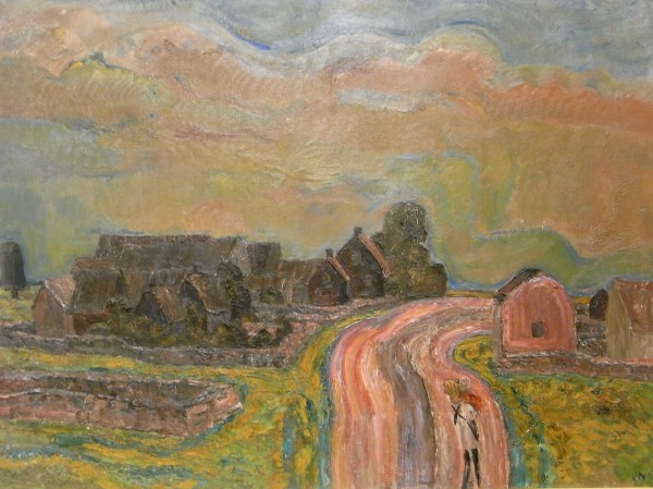 Vera Nilsson.Paisaje de Oland.Museo de Bellas Artes.Gotemburgo. Foto R.Puig.