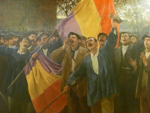 Antoni Estruch. Manifestacion por la Republica.1904.Detalle.Museo Arte Sabadell.Foto R.Puig