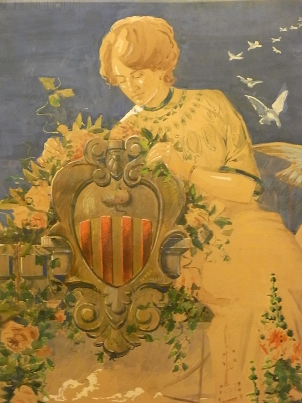 Per Sabadell. Cartel para la fiesta mayor. Domenec Soler Gili. 1911. Museo de Arte de Sabadell. Foto R.Puig