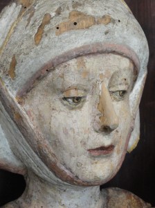 Talla gótica alemana con la Virgen y el niño.Detalle.Millesgården.Foto R.Puig