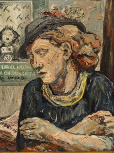 Albin Amelin Mujer de un cartel español.1937.Moderna Museet.Estocolmo.Foto R.Puig