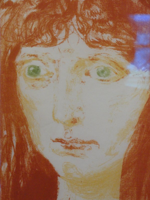 Eduard Munch. Detalle de retrato.Museo Sven Harris.Estocolmo Foto R.Puig