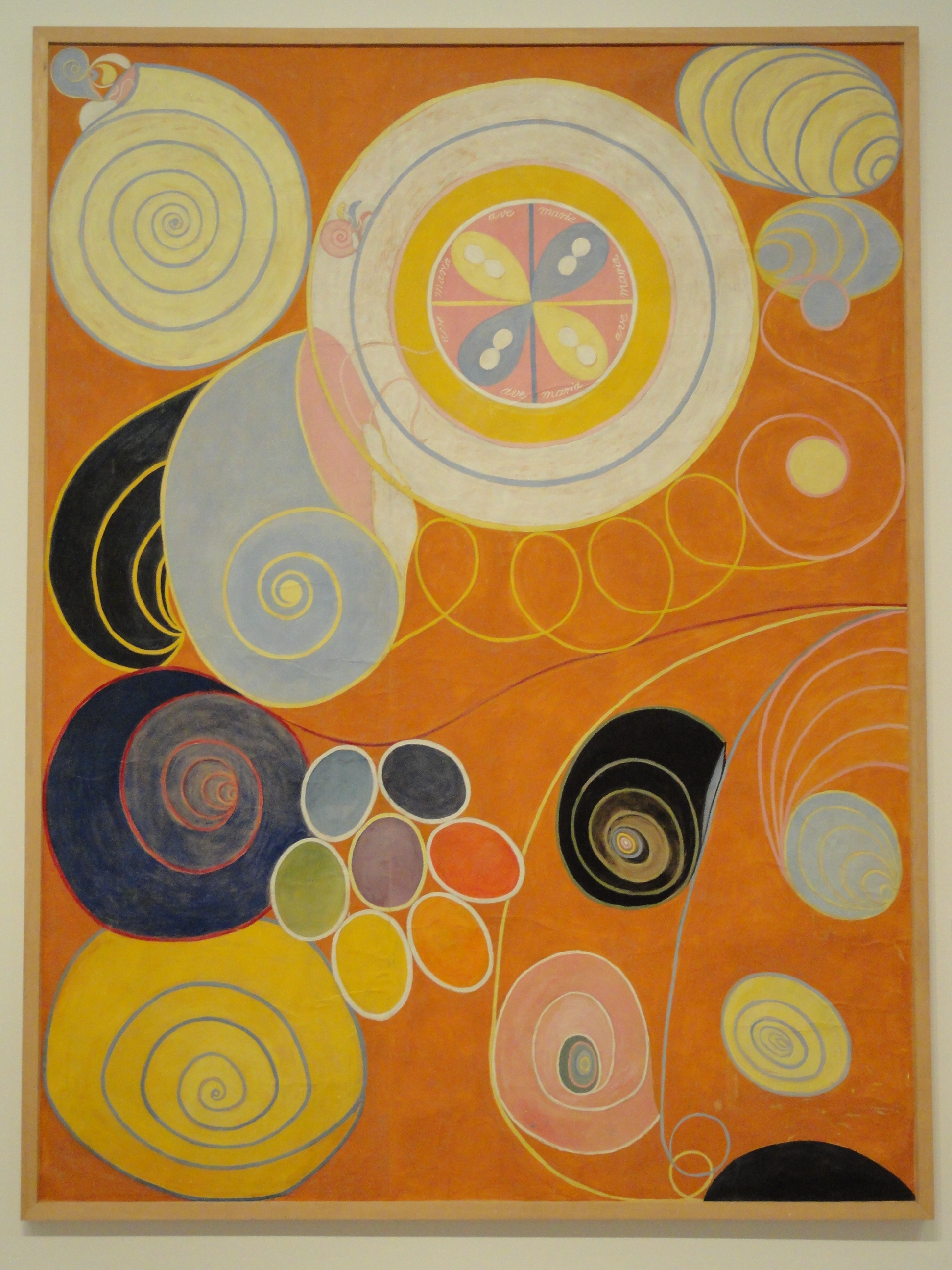 Helma at Klint. N° 3 de Los diez más grandes. 1907.Moderna Museet.Estocolmo.Foto R.Puig