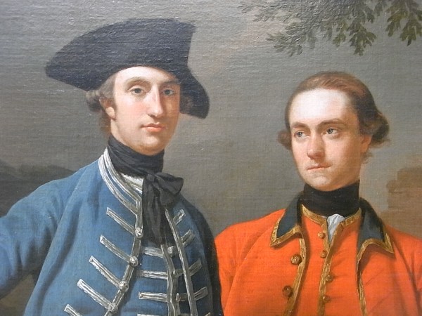 Nathaniel Dance Holland. Detalle de cuatro caballeros ante el Coliseo de RomaTate Britain.Foto R.Puig