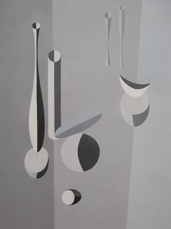 Paule Vezelay. Formas del gris.Tate Modern. Foto R.Puig