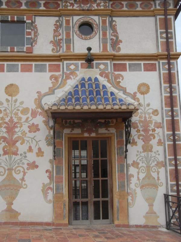 Acceso a la terraza. Palacio Ducal. Gandía. Foto R.Puig.