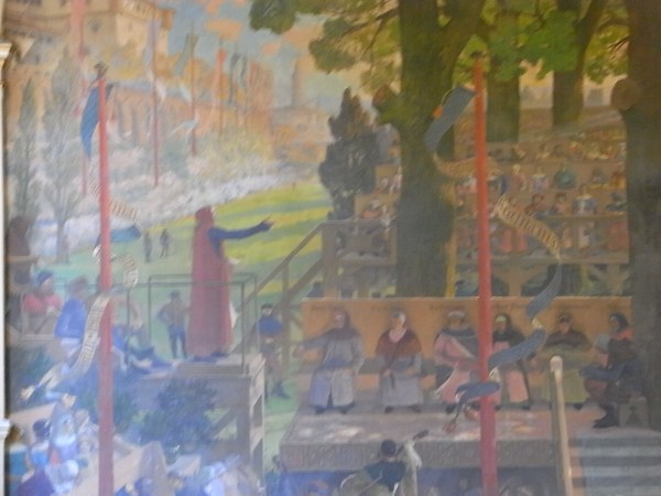 Justas poeticas en 1314. Capitolio de Toulouse. Foto R.Puig.