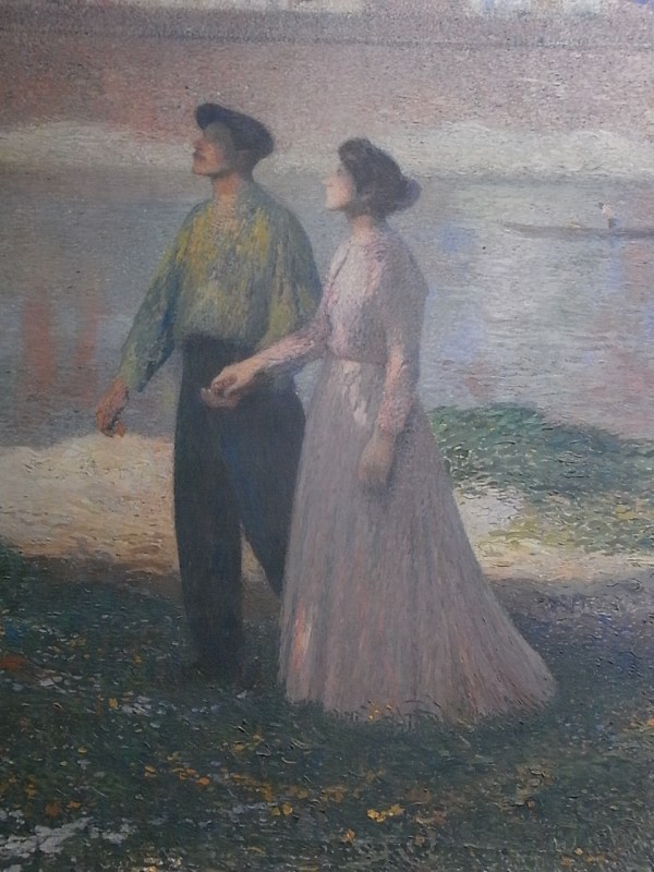 Proletarios en domingo.Henri Martin. Capitolio de Toulouse. Foto R.Puig.