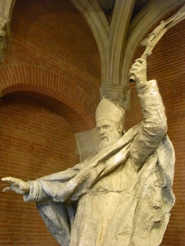 El cardenal Lavigerie hacia 1898 por Alexandre Falguiere. Les Augustins. Foto R.Puig.