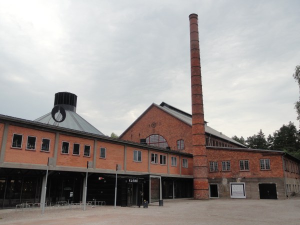 La vieja fábrica de lámparas de cristal en Nybro. Foto R.Puig.