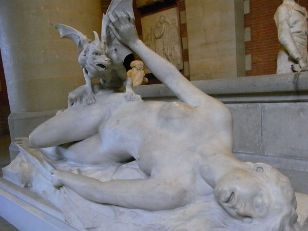 Pesadilla. Eugene Thivier. ss.XIX a XX. Les Augustins. Foto R.Puig.