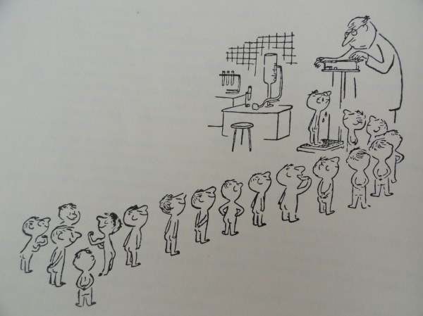 El examen médico. Goscinny y Sempé. Los recreos del pequeño Nicolás. Ed. Alfaguara 1979