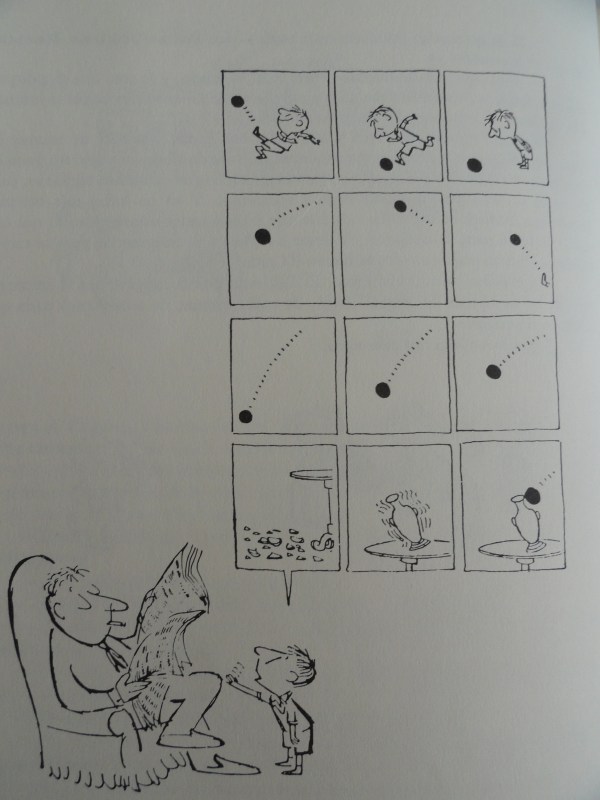 El jarrón rosa del salon. Goscinny y Sempé. Los recreos del pequeño Nicolás. Ed. Alfaguara 1979