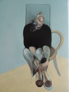Francis Bacon. Autorretrato. Detalle. Coleccin particular.