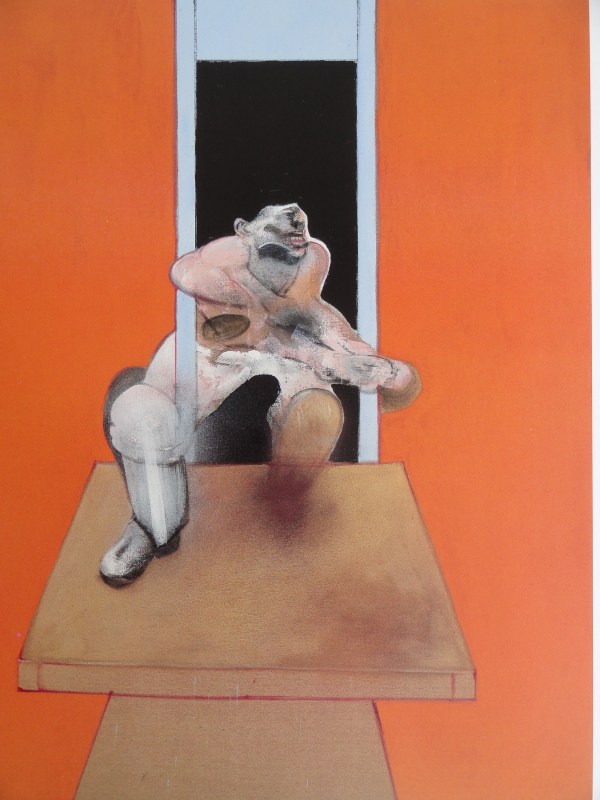 Francis Bacon. Figura en movimiento. 1985. Coleecion particular.