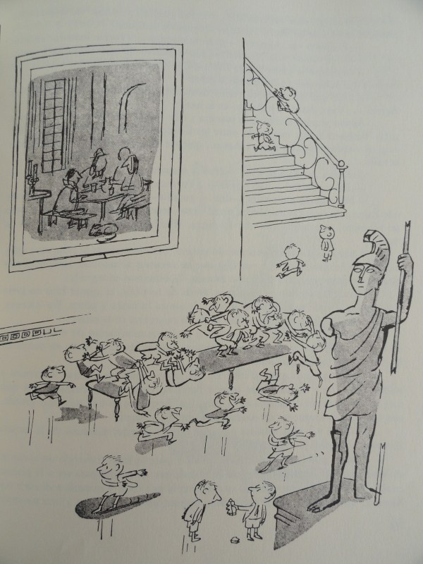 Los alumnos en el museo. Goscinny y Sempé. Los recreos del pequeño Nicolás. Ed. Alfaguara 1979