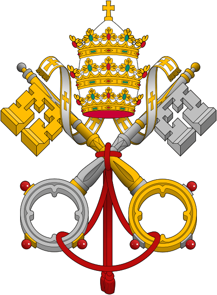 Emblema del Papado- Wikipedia commons