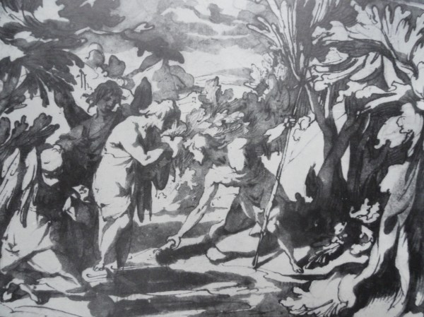 Andrea Boscoli. Bautismo de Cristo.