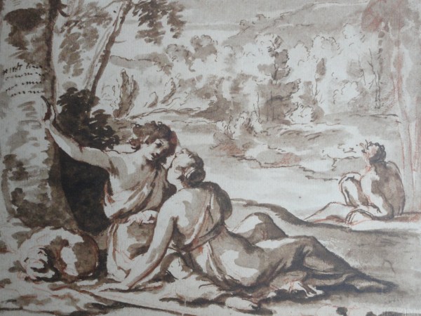 Nicolas Poussin. Medoro y Angelica. Museos nacionales suecos.