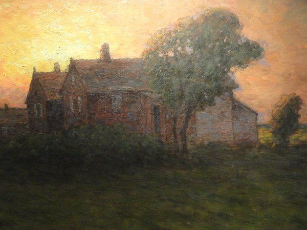 Per Ekström. Granja al atardecer. Detalle. Coleccion Werner Villa. Museo de Arte de Gotemburgo.