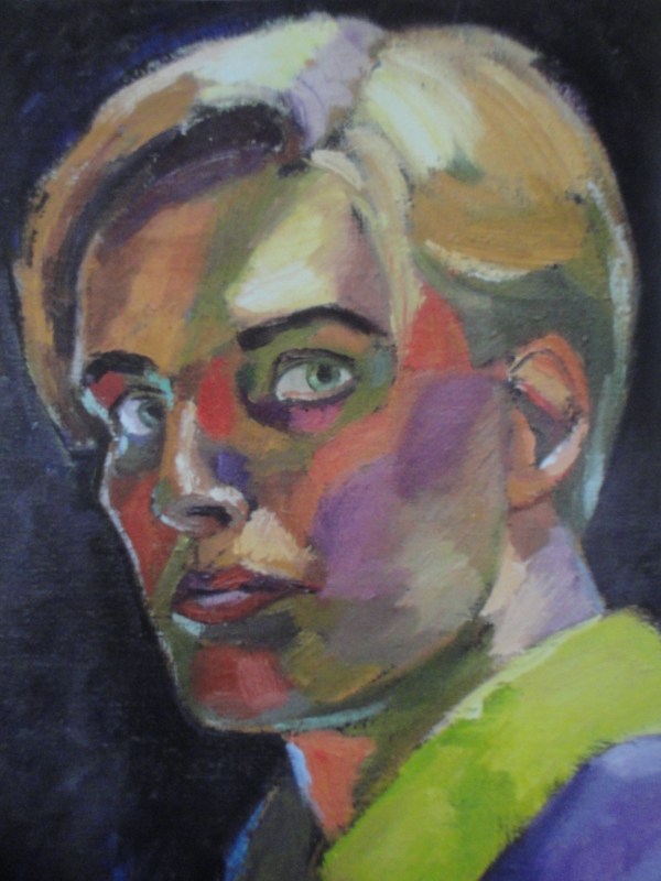 Autorretrato. 1986. Mauritz Karström målningar