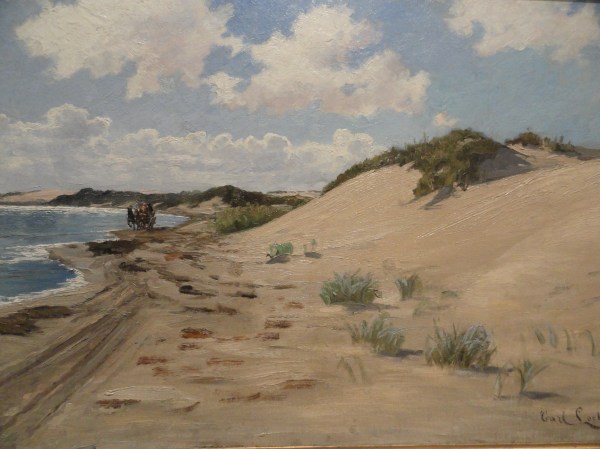 Carl Locher. La diligencia. 1872. Skagen. Foto R.Puig.