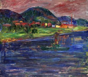 Ivan Ivarsson. Desde el río.Coleccion particular