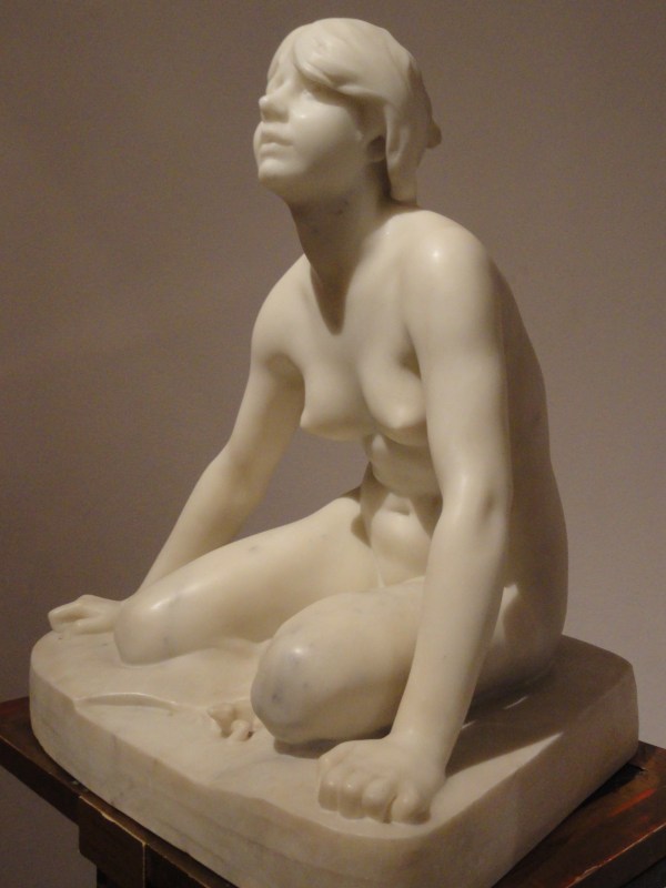 La rana. Marmol Per Hasselberg.Waldemarsudde. Foto R.Puig.