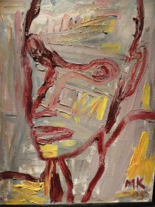 Tänkare.Mauritz Karström. Galeria Fahlnaes.Foto R.Puig