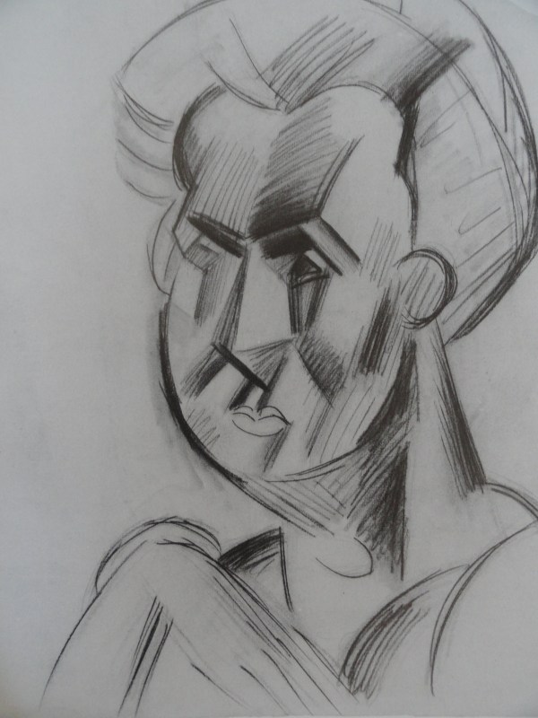 Picasso. Cabeza de mujer. 1909