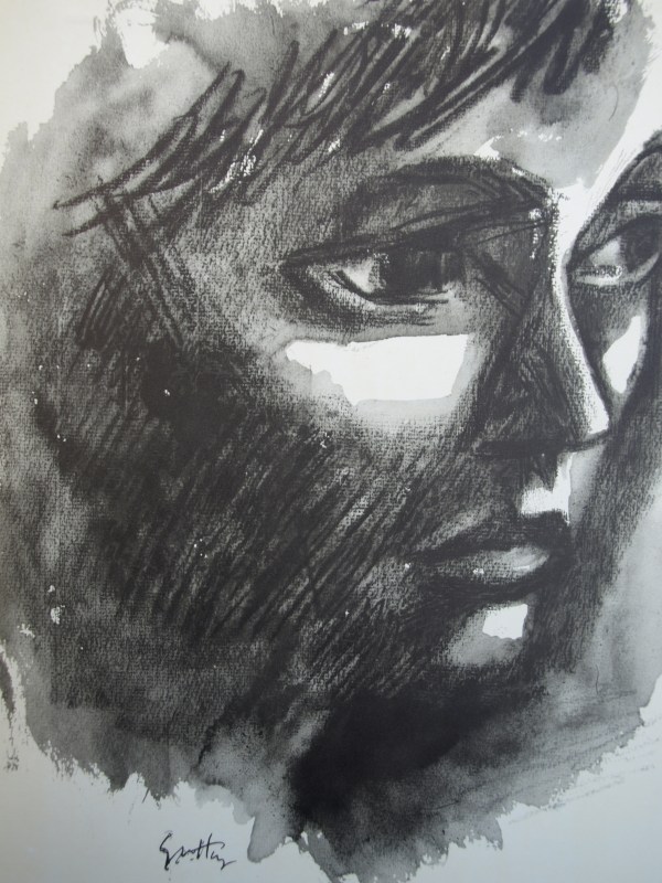 Renato Guttuso. Rostro de mujer.