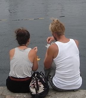 Contigo pan y jamon. Foto R.Puig