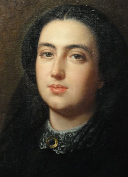 Bernarda Albacete. Luis de Madrazo.1861. Museo Romántico. Madrid. Foto R.Puig