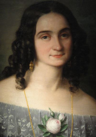 Filomena Sánchez Salvador. Antonio Mª Esquivel. 1843. Museo  Romántico.  Madrid.  Foto R.Puig